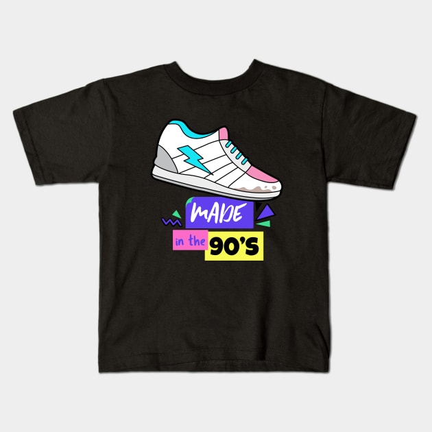 Made in the 90's - 90's Gift Kids T-Shirt by WizardingWorld